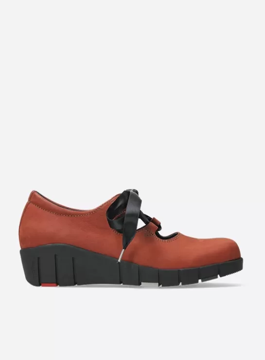 Wolky Boston<DAMES Hielspoor | Veterschoenen