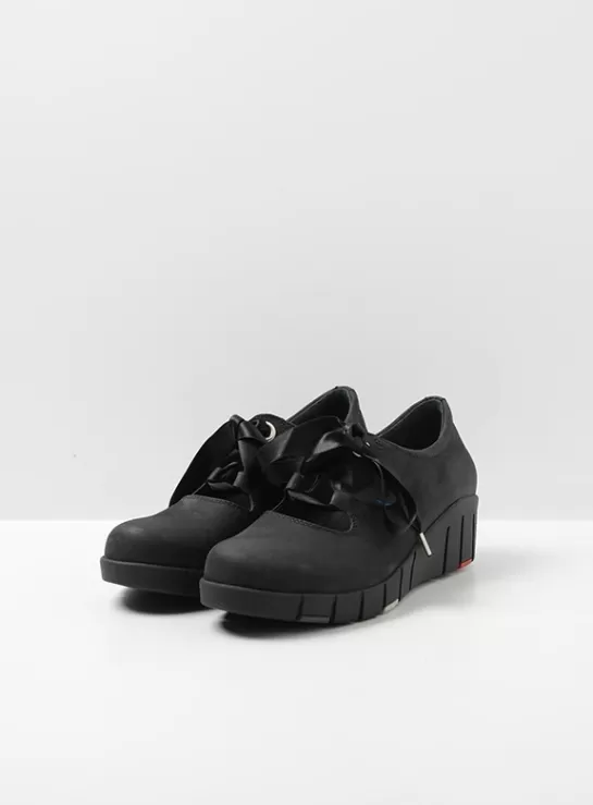 Wolky Boston<DAMES Hielspoor | Veterschoenen