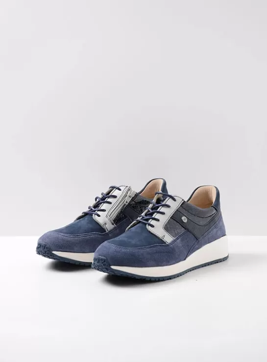 Wolky Hammer<DAMES Sneakers | Veterschoenen