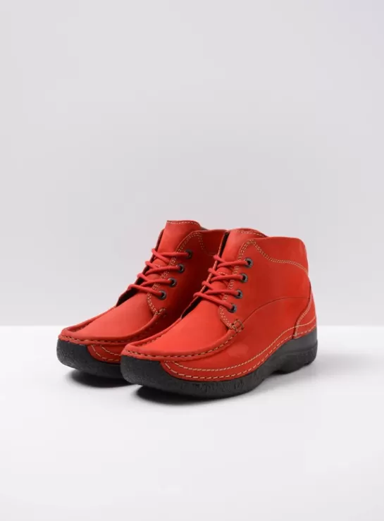 Wolky Roll Shoot<DAMES Hielspoor | Veterschoenen
